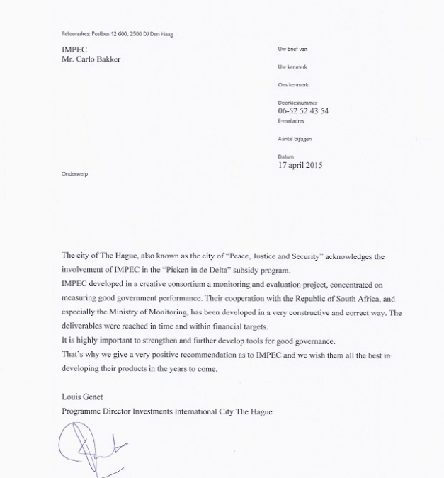 Trusted by The Hague: IMPEC’s Good Practice Platform Recognized